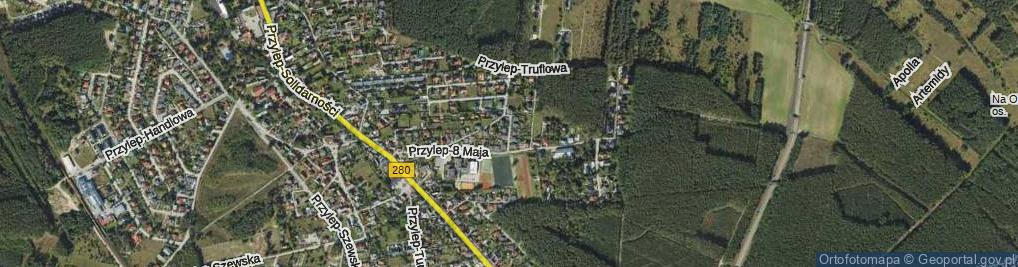 Zdjęcie satelitarne Przylep-Gronowa ul.